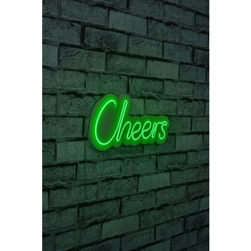 Wallity Ukrasna plastična LED rasvjeta, Cheers - Green slika 11