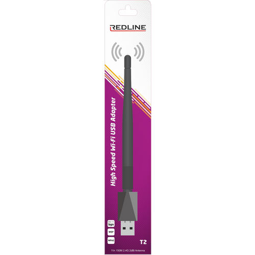 REDLINE Wi-Fi mrežna kartica, USB, 2.4 GHz, 2 dB, 150 Mbps, RT7601 - T2 WiFi antena slika 4