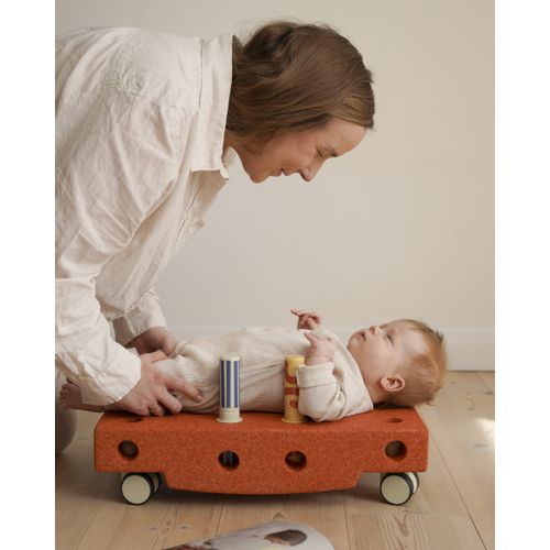 MODU Baby activity set, Burnt Orange / Dusty Green slika 4