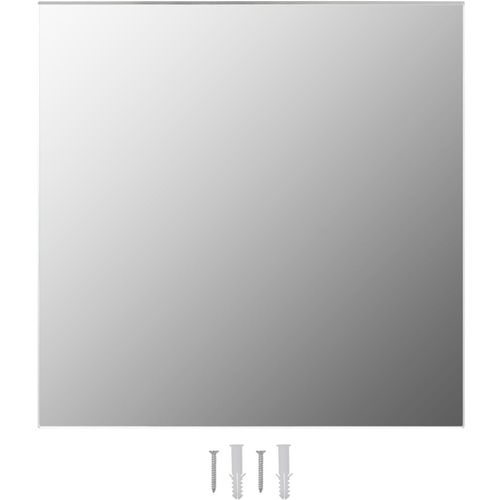 Zidno ogledalo 50 x 50 cm červrtasto stakleno slika 19