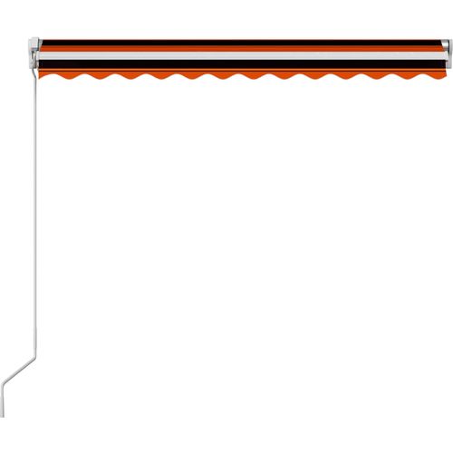 Tenda na ručno uvlačenje 300 x 250 cm narančasto-smeđa slika 24
