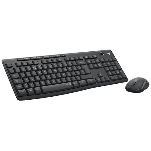 Logitech MK295 Silent Wireless Tipkovnica i Miš, Crna slika 2