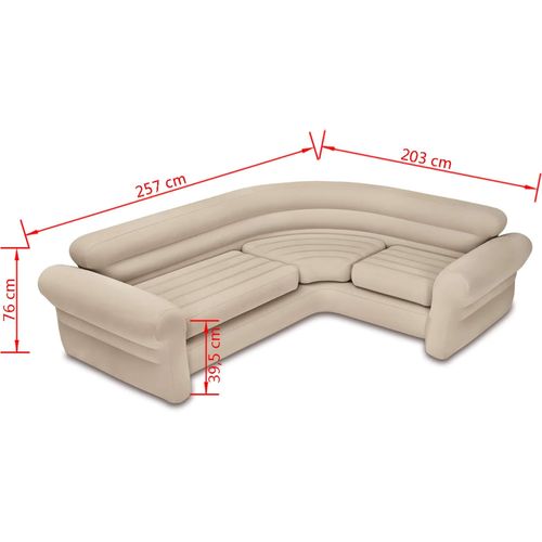 Intex Kutna Sofa / Kauč na Napuhavanje 257x203x76 cm 68575NP slika 7