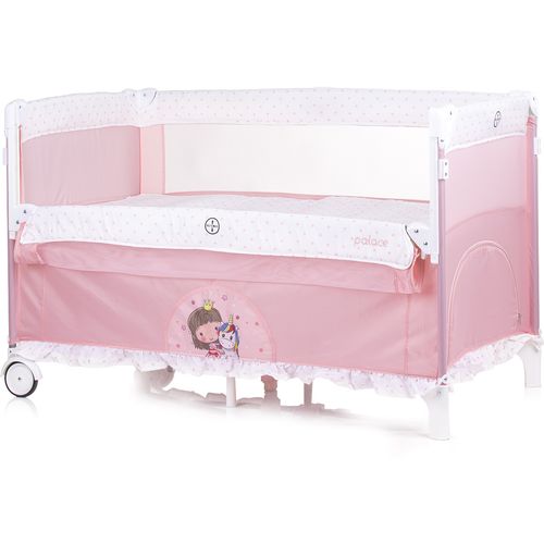 Chipolino putni krevetić s pomičnom stranicom Palace Princess Pink slika 5