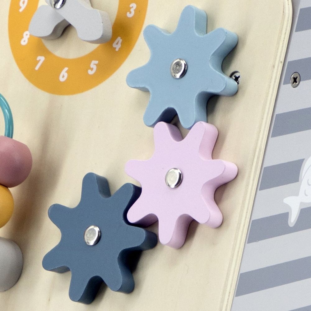 Viga drvena edukativna guralica za djecu slika 7