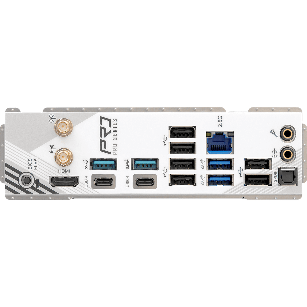 ASROCK MB X870 PRO RS WIFIAMD X870, 4xDDR5, 3xM.24xSATA, WIFI7, USB4, RAID, ATX, 2.5G LAN slika 3