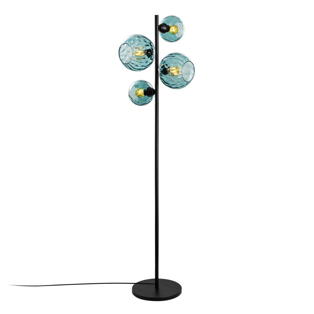 Podna Lampa Benek 20-15-14512 - Plava i Crna slika 5