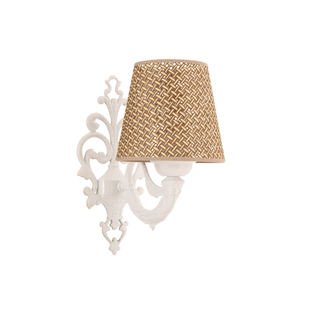 Lampa za zid Lily Hazeran - Prirodna, Bijela slika 2