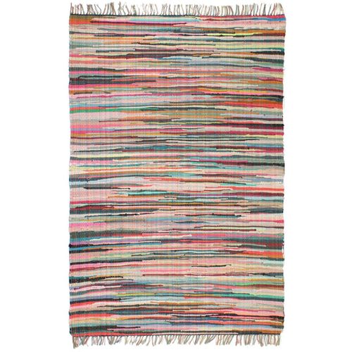 Ručno tkani tepih Chindi od pamuka 200x290 cm raznobojni slika 1