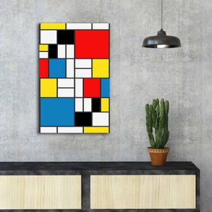 FAMOUSART-020 Multicolor Decorative Canvas Painting