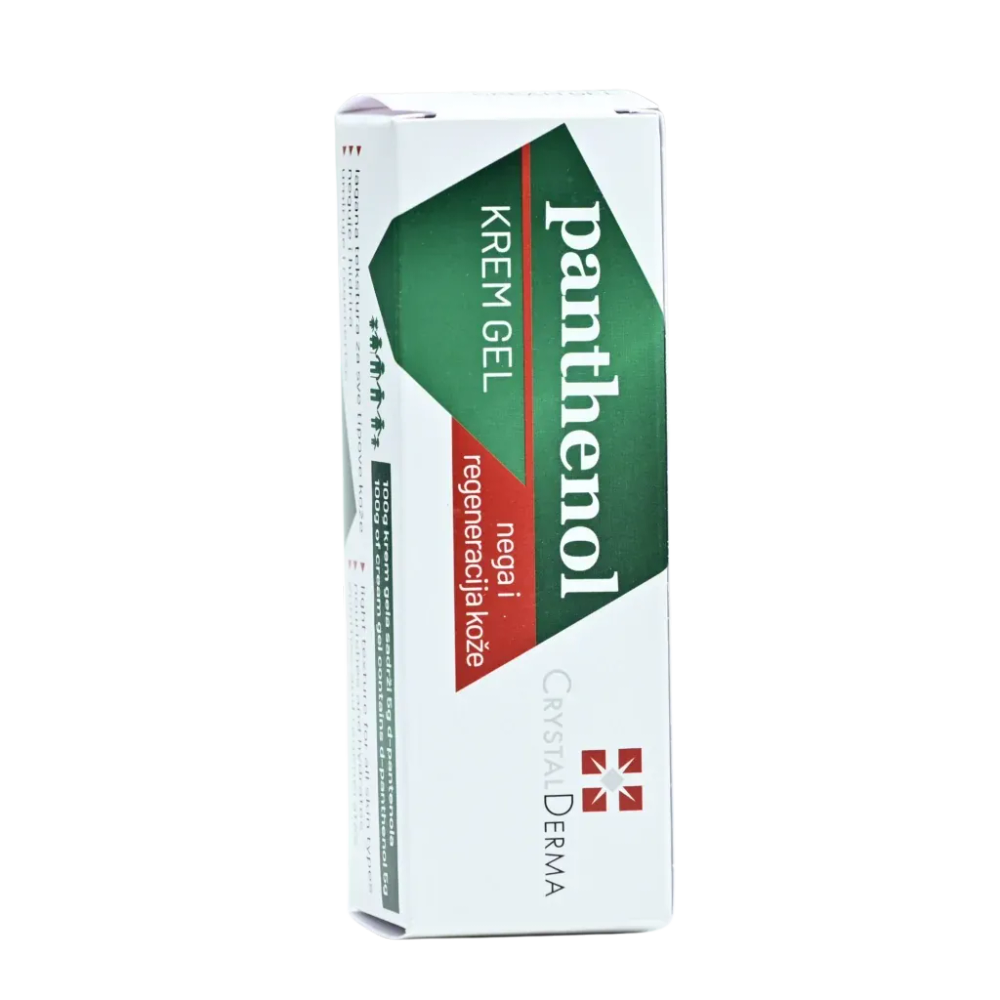 PANTHENOL CREAM GEL 100G CRYSTAL DERMA slika 1
