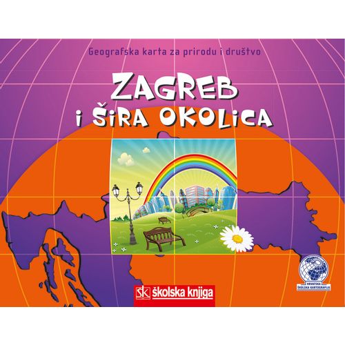 REGIJSKA KARTA-Zagreb i šira okolica slika 1