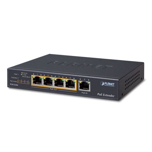 Planet 1-Port Ultra PoE to 4-Port 802.3af at Gigabit PoE Extender slika 1