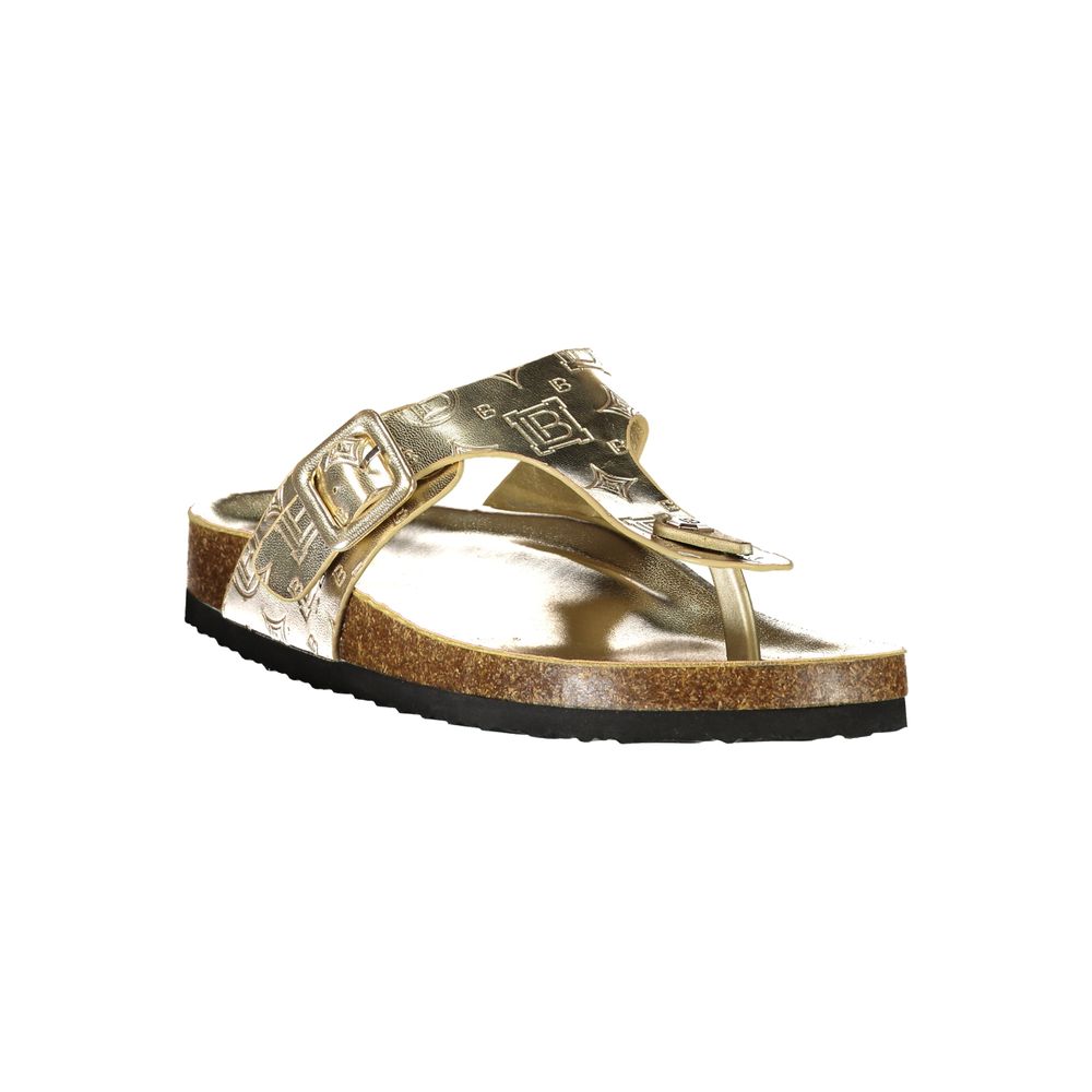 LAURA BIAGIOTTI WOMEN'S GOLD SLIPPER FOOTWEAR slika 2