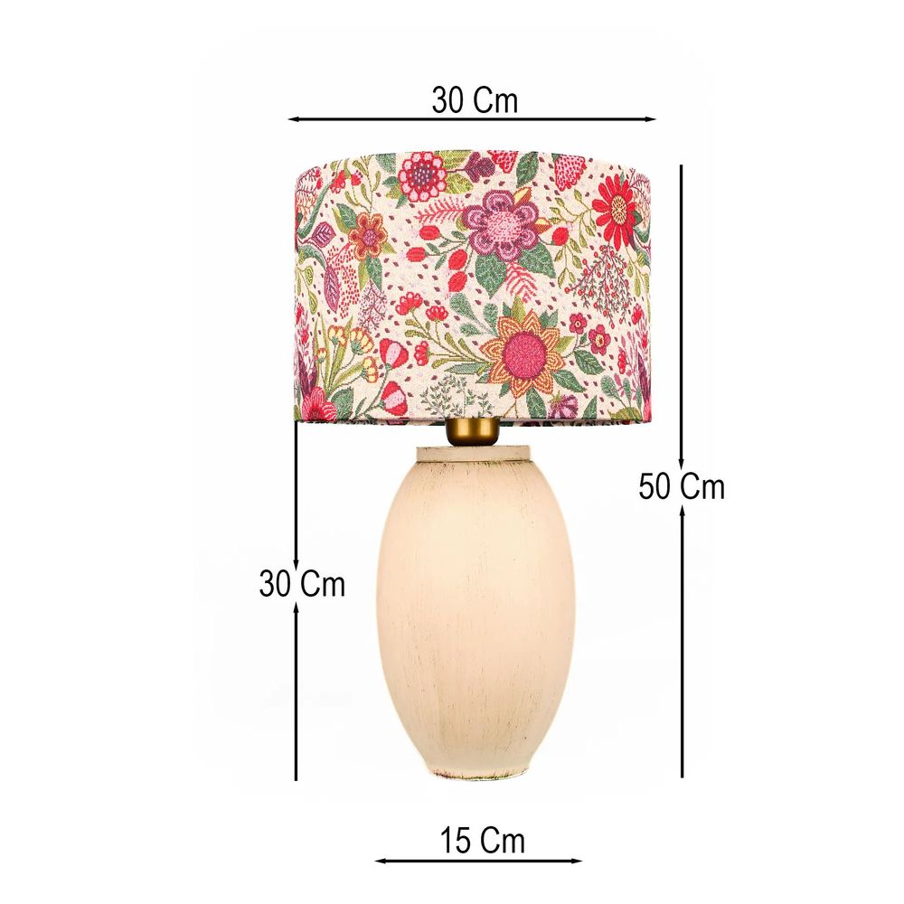 BK077 Krem Lampa za Sto slika 2