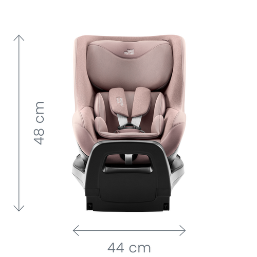 Britax Romer autosjedalica Dualfix Pro i-Size, Grupa 0+, 1 (0-18 kg) (40-105 cm) - Dusty Rose (Style) slika 8