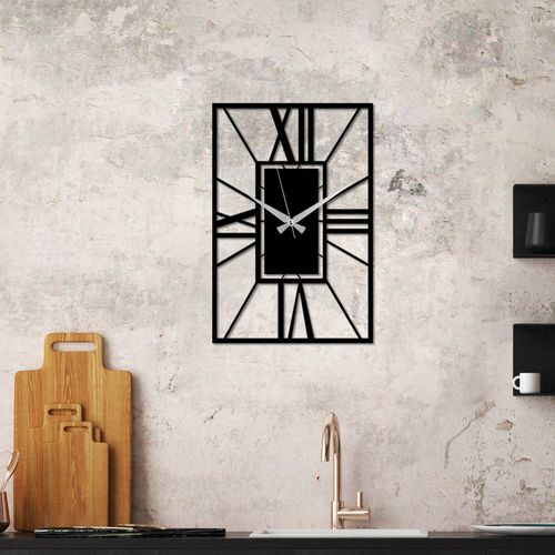 Wallity Ukrasni metalni zidni sat, Striped slika 1
