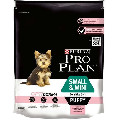 PRO PLAN hrana za pse Small&Mini Puppy, Sensitive skin, bogato lososom, 3kg slika 1