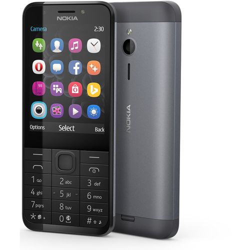 Nokia 230 DS  TAMNO Siva slika 4