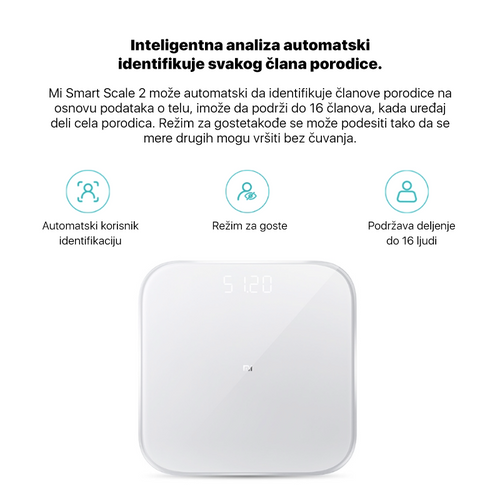 Kucna vaga Xiaomi Mi Smart Scale 2 slika 5