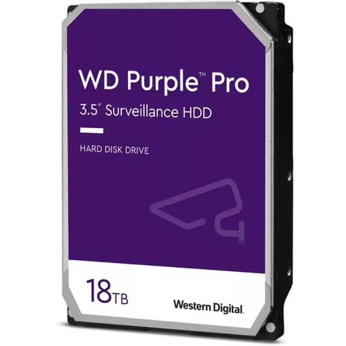 WD 18TB 3.5 inča SATA III 512MB 7.200rpm WD181PURP Purple Pro hard disk slika 1