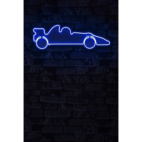 Wallity Ukrasna plastična LED rasvjeta, Formula 1 Race Car - Blue slika 2