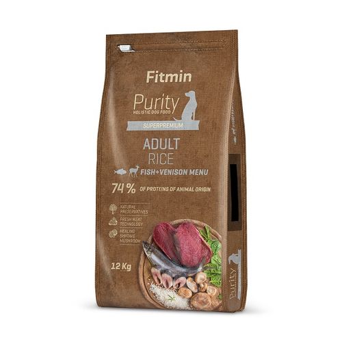 Fitmin Dog Purity Adult Riba & Divljač sa Pirinčem, hrana za pse 2kg slika 1