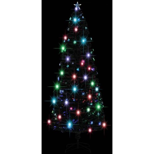 Umjetno božićno drvce sa stalkom LED 240 cm optička vlakna slika 30