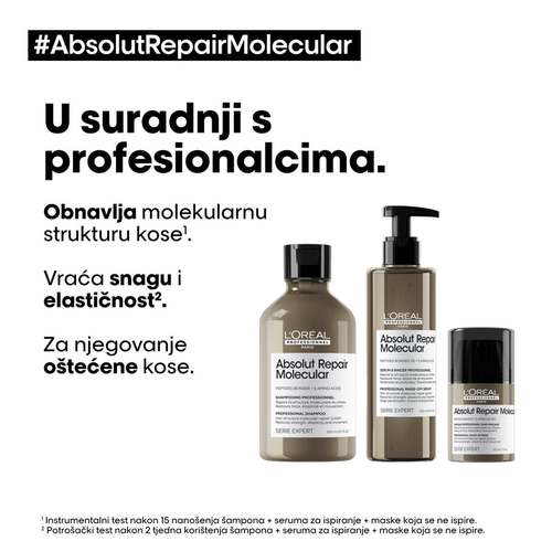 L'Oréal Professionnel Paris Serie Expert Absolut Repair Molecular maska koja se ne ispire 50ml slika 11