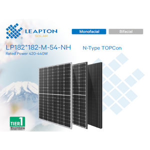 Solarni panel LEAPTON ENERGY LP182*182-M-54-NH  440W  Monofacijalni  N-Type