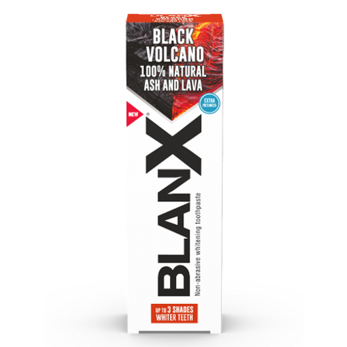 BlanX Black Volcano pasta za zube s prirodnim pepelom i lavom, 75 ml slika 2