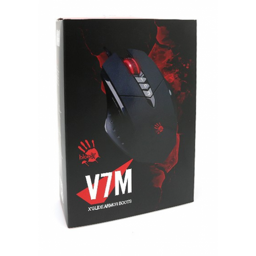 A4-V7M A4Tech Multi-Core Bloody Gun3 Gejmerski opt. mis, 1000Hz/200-3200 Dpi, Black USB 122mm slika 4