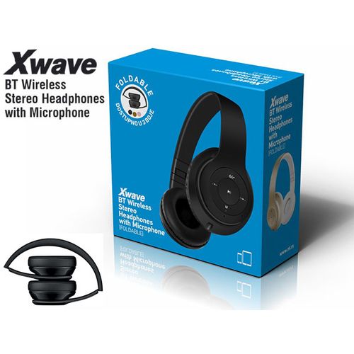 Xwave MX350 black Bluetooth slušalice stereo sa mikrofonom v4.2/FM/microSD slika 1