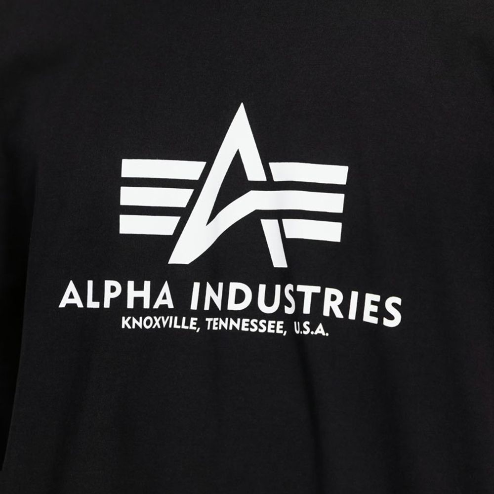 Alpha Industries Muška majica kratkih rukava Basic, Crna slika 5