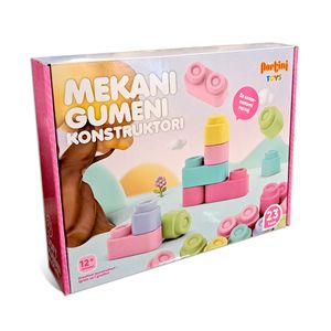 Pertini mekani gumeni konstruktori pastel 23 dela