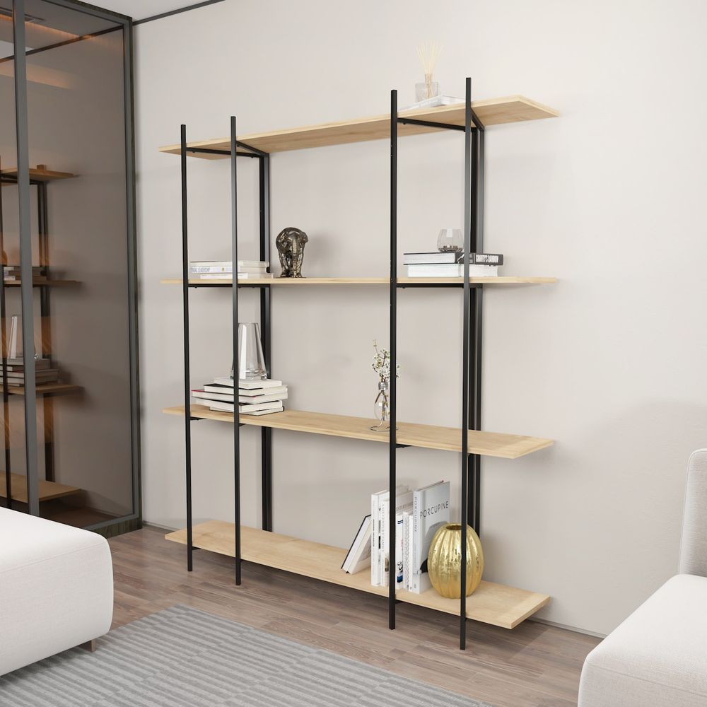 Moss - Crna, Hrast Crni Regal slika 2