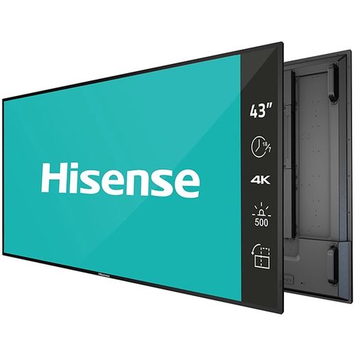 Hisense digital signage display 43B4E31T 43'' / 4K / 500 nita / 60 Hz / (18h / 7 dana) slika 1