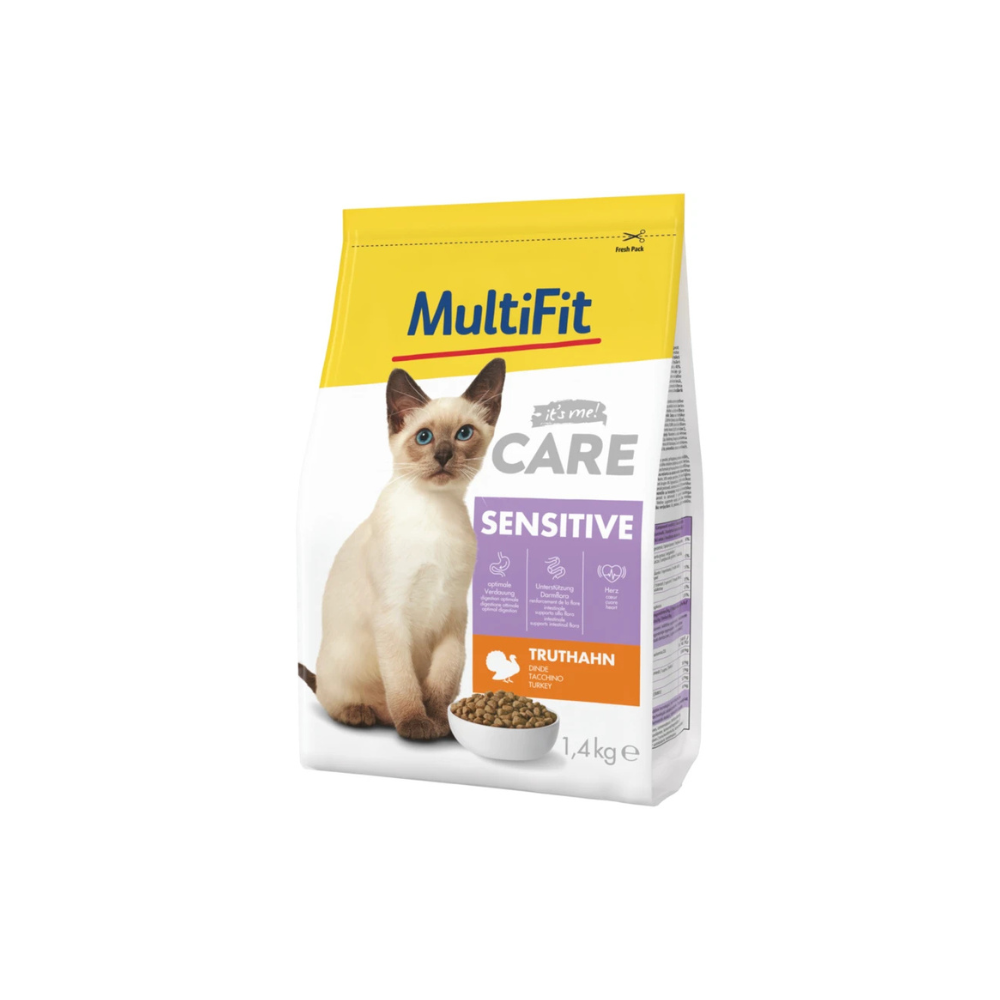 MultiFit Cat Care Sensitive puretina 1,4 kg slika 1