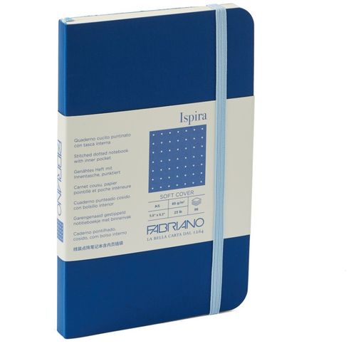 FABRIANO notes Ispira pocket meke korice 9x14 85g 96l na točkice royal blue 19191412 slika 3