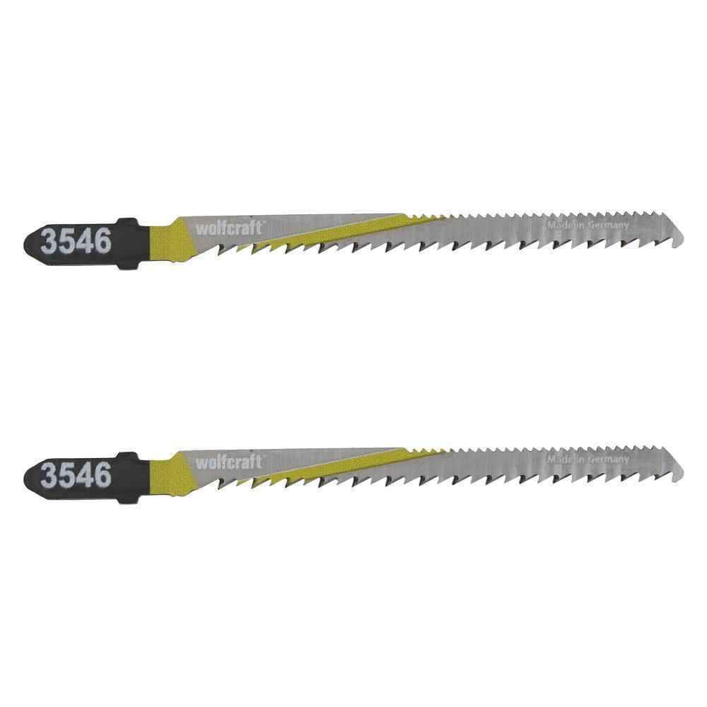 Wolfcraft Ubodne Pilice Za Drvo i PVC Obostrano Nazubljene 100/2,4 mm / 2 kom - 3546000 slika 1