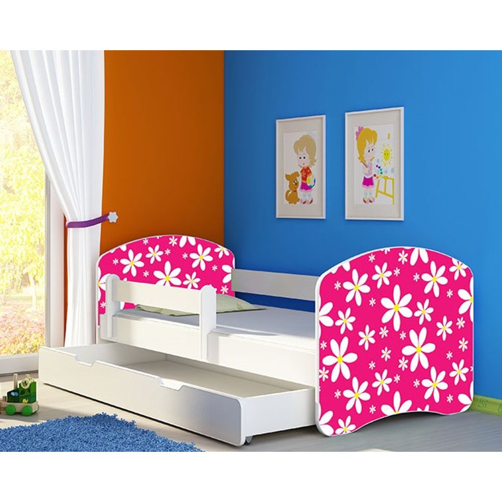 ACMA Dječiji krevet Acma II sa ladicom White - 160x80cm - Dezen 23 slika 1