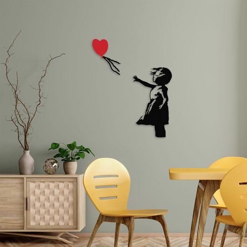 Banksy - 13 Black
Red Decorative Metal Wall Accessory slika 2