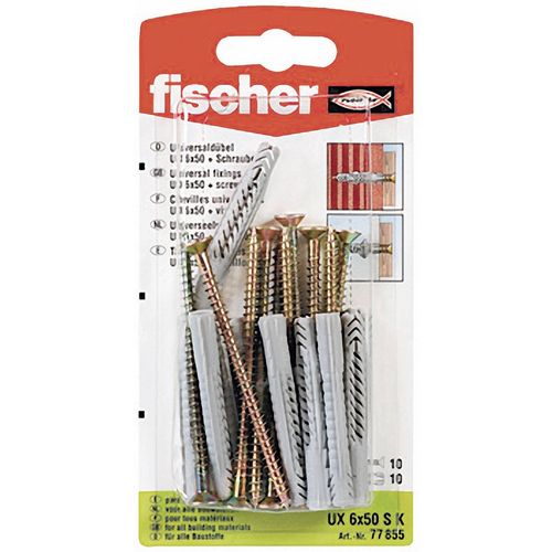 Fischer UX 6 x 50 SK univerzalna tipla 50 mm 6 mm 77855 10 St. slika 3