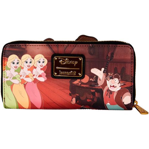 Loungefly  Disney Beauty and the Beast Villains Gaston Scene wallet slika 4