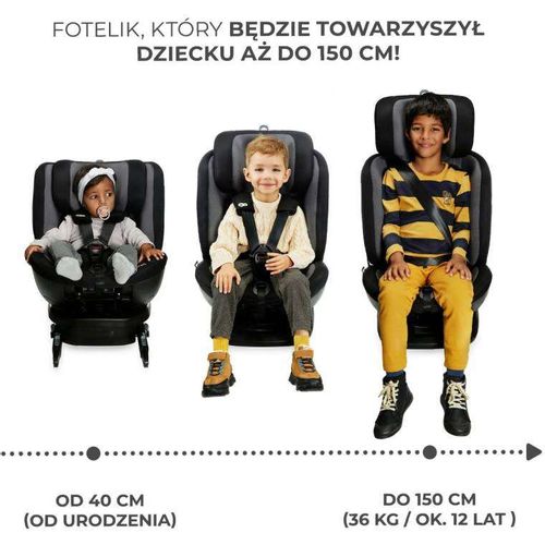 Kinderkraft Autosediste Xpedition Grey 2 I-Size 40-150Cm slika 4