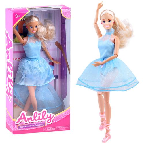Lutka Anlily u plavoj haljini slika 1