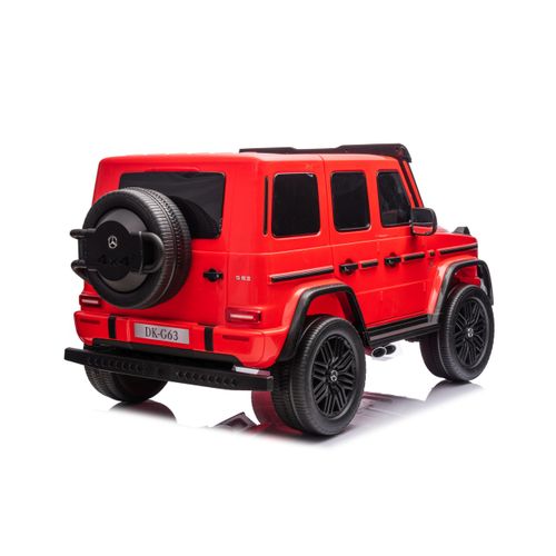 Licencirani auto na akumulator Mercedes Benz G63 AMG XXL MP4 - dvosjed - crveni slika 4