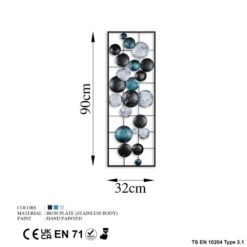 Wallity Metalna zidna dekoracija, Camber - 4 slika 7