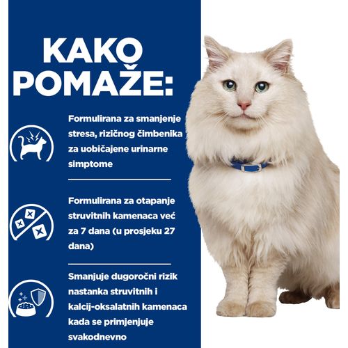 Hill's Prescription Diet c/d Multicare Stress Urinary Care Hrana za Mačke s Piletinom, 1,5 kg slika 5