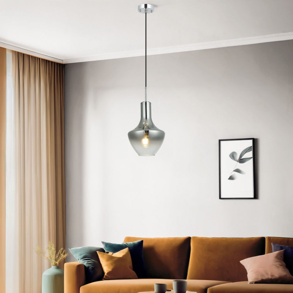 Luster Grava – P01-CR – boje: hrom slika 1